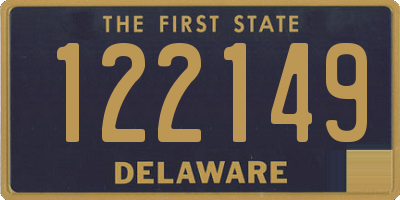 DE license plate 122149