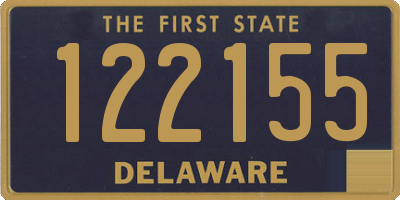 DE license plate 122155