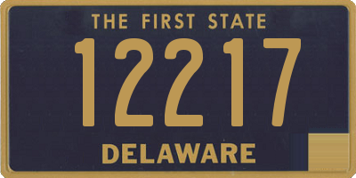 DE license plate 12217