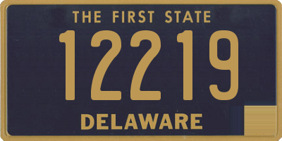 DE license plate 12219