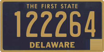 DE license plate 122264