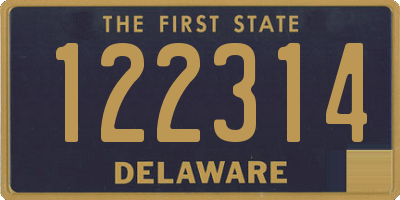 DE license plate 122314