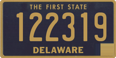 DE license plate 122319