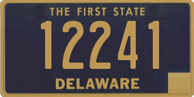 DE license plate 12241