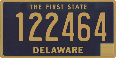 DE license plate 122464