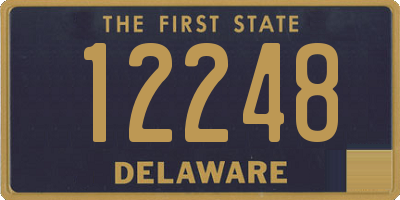 DE license plate 12248