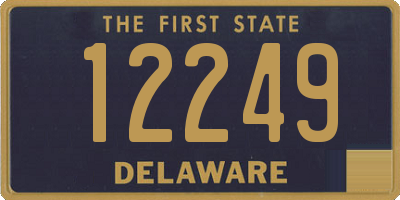 DE license plate 12249