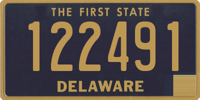 DE license plate 122491