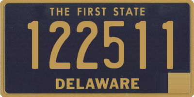 DE license plate 122511