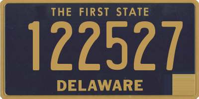 DE license plate 122527