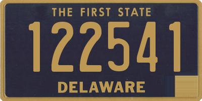 DE license plate 122541