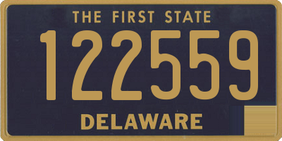 DE license plate 122559