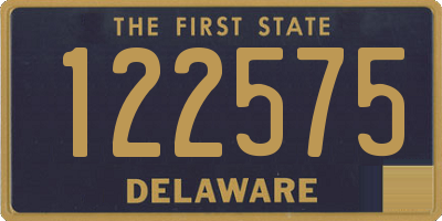 DE license plate 122575