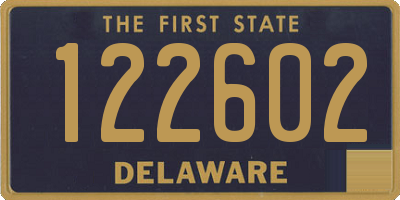 DE license plate 122602