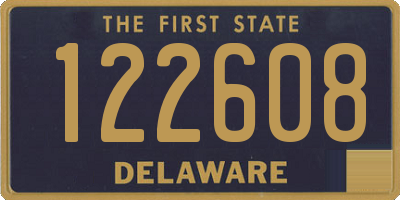 DE license plate 122608