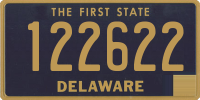 DE license plate 122622