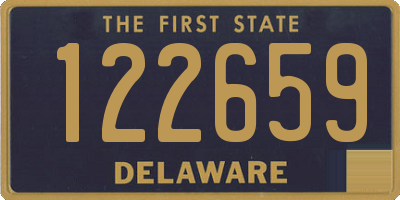 DE license plate 122659