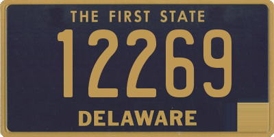 DE license plate 12269