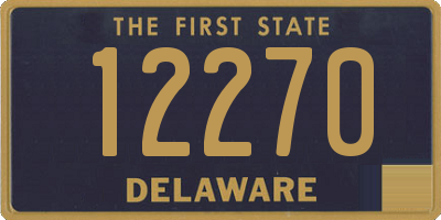 DE license plate 12270