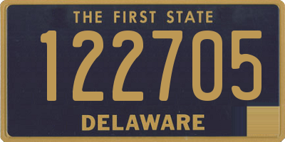 DE license plate 122705