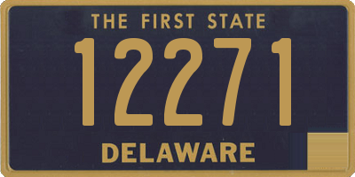 DE license plate 12271