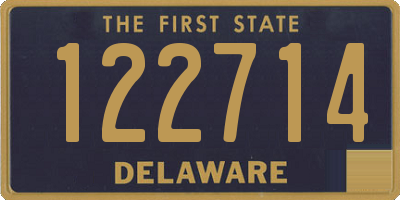 DE license plate 122714