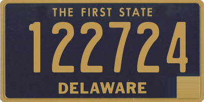 DE license plate 122724