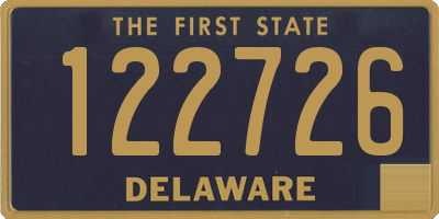 DE license plate 122726