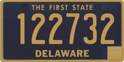 DE license plate 122732