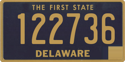 DE license plate 122736