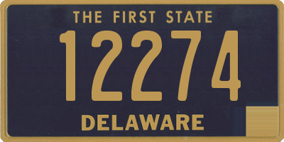 DE license plate 12274