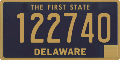 DE license plate 122740