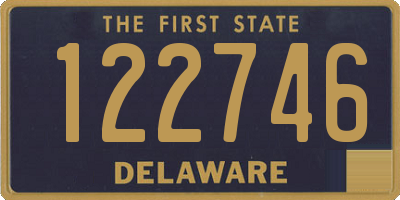 DE license plate 122746