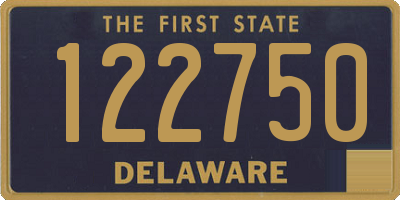 DE license plate 122750