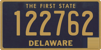 DE license plate 122762