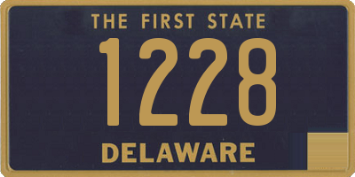 DE license plate 1228