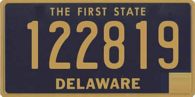 DE license plate 122819