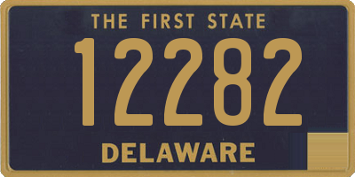 DE license plate 12282