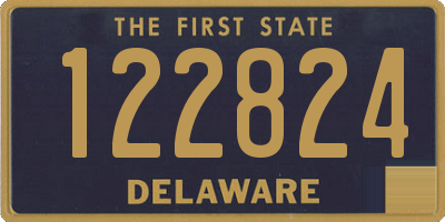 DE license plate 122824