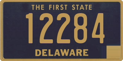 DE license plate 12284