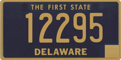 DE license plate 12295