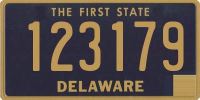 DE license plate 123179