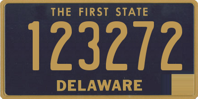 DE license plate 123272