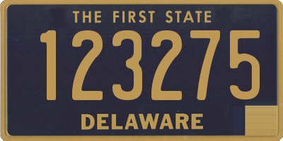 DE license plate 123275