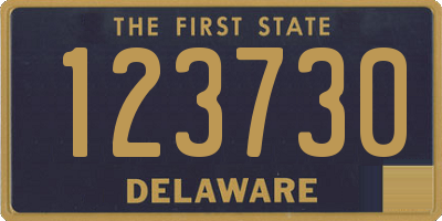 DE license plate 123730