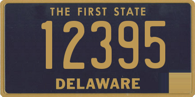 DE license plate 12395