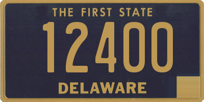 DE license plate 12400