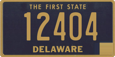 DE license plate 12404