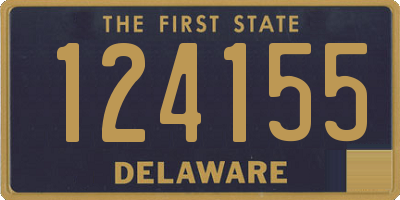 DE license plate 124155