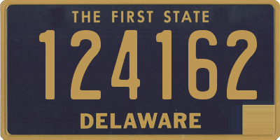 DE license plate 124162